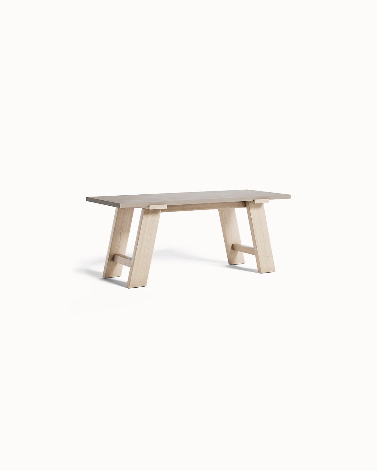 Concrete Desk with Wood - Imagen 2