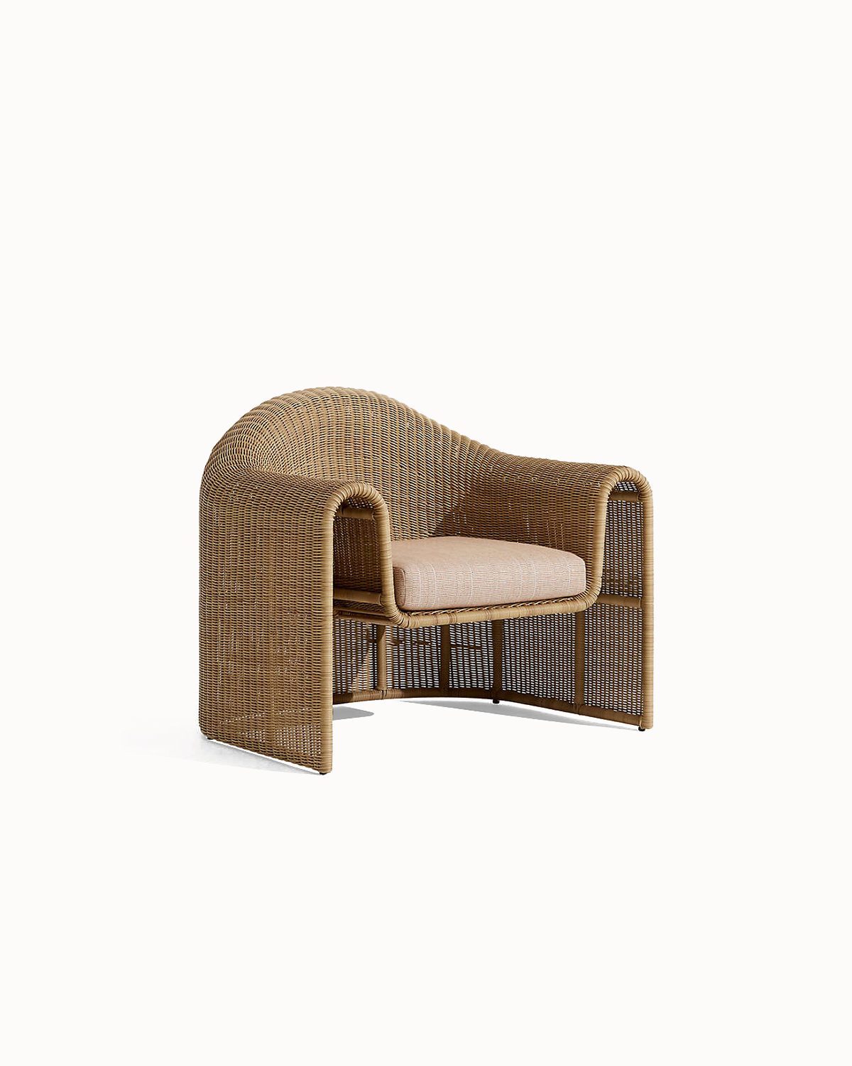 Outdoor Wicker Lounge Chair - Imagen 2