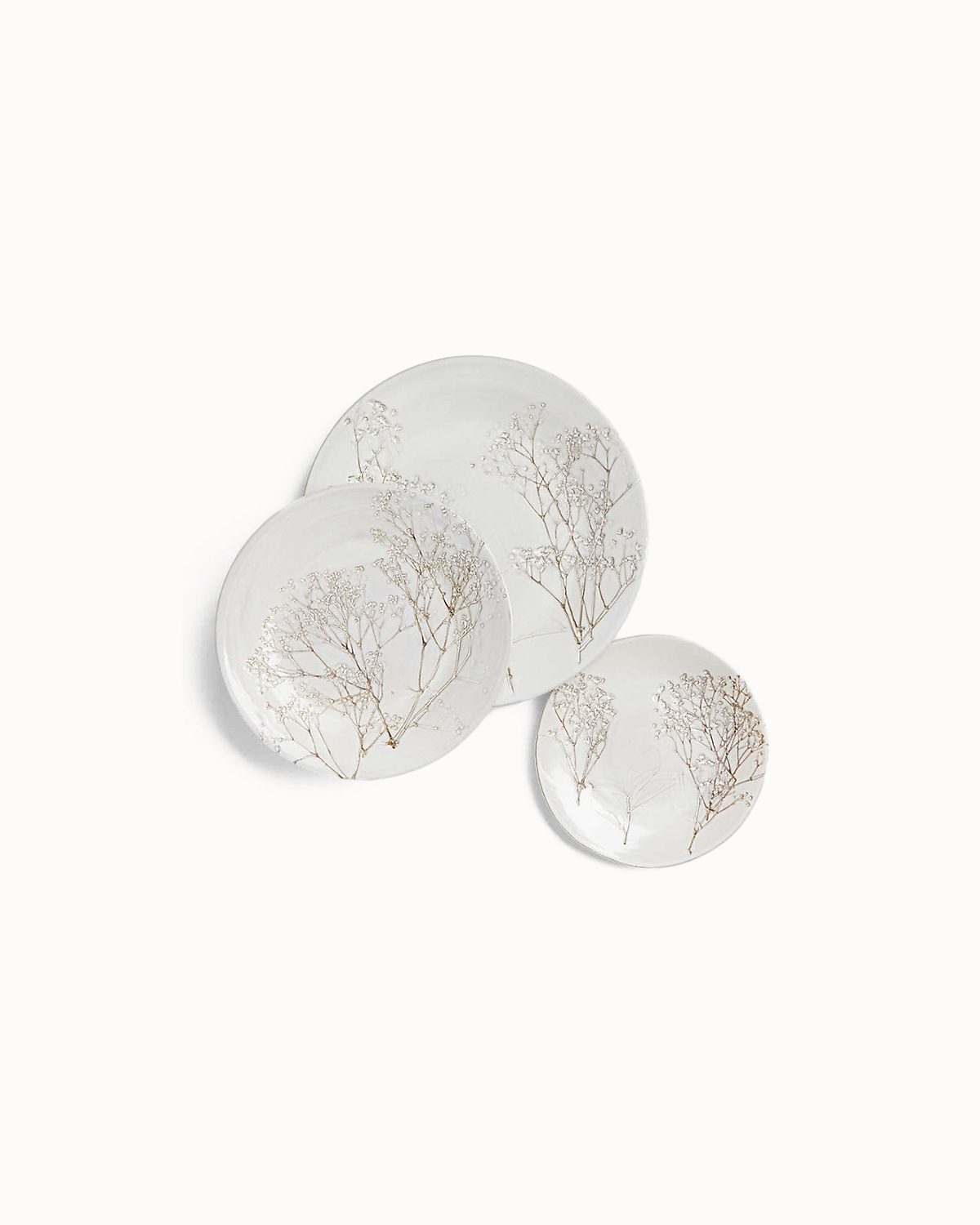 Pressed Floral Salad Plate - Imagen 2