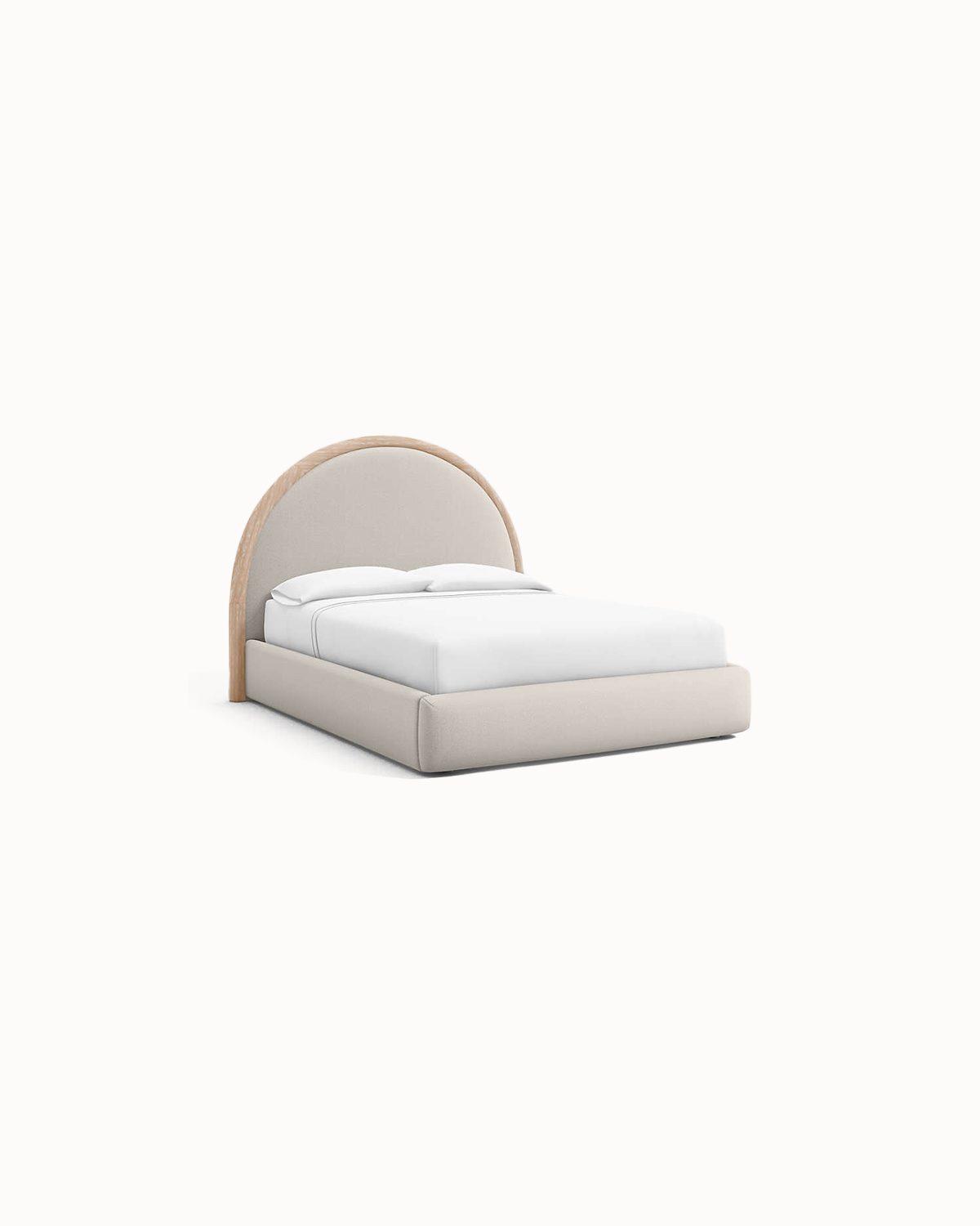 Upholstered Wood Bed - Imagen 2