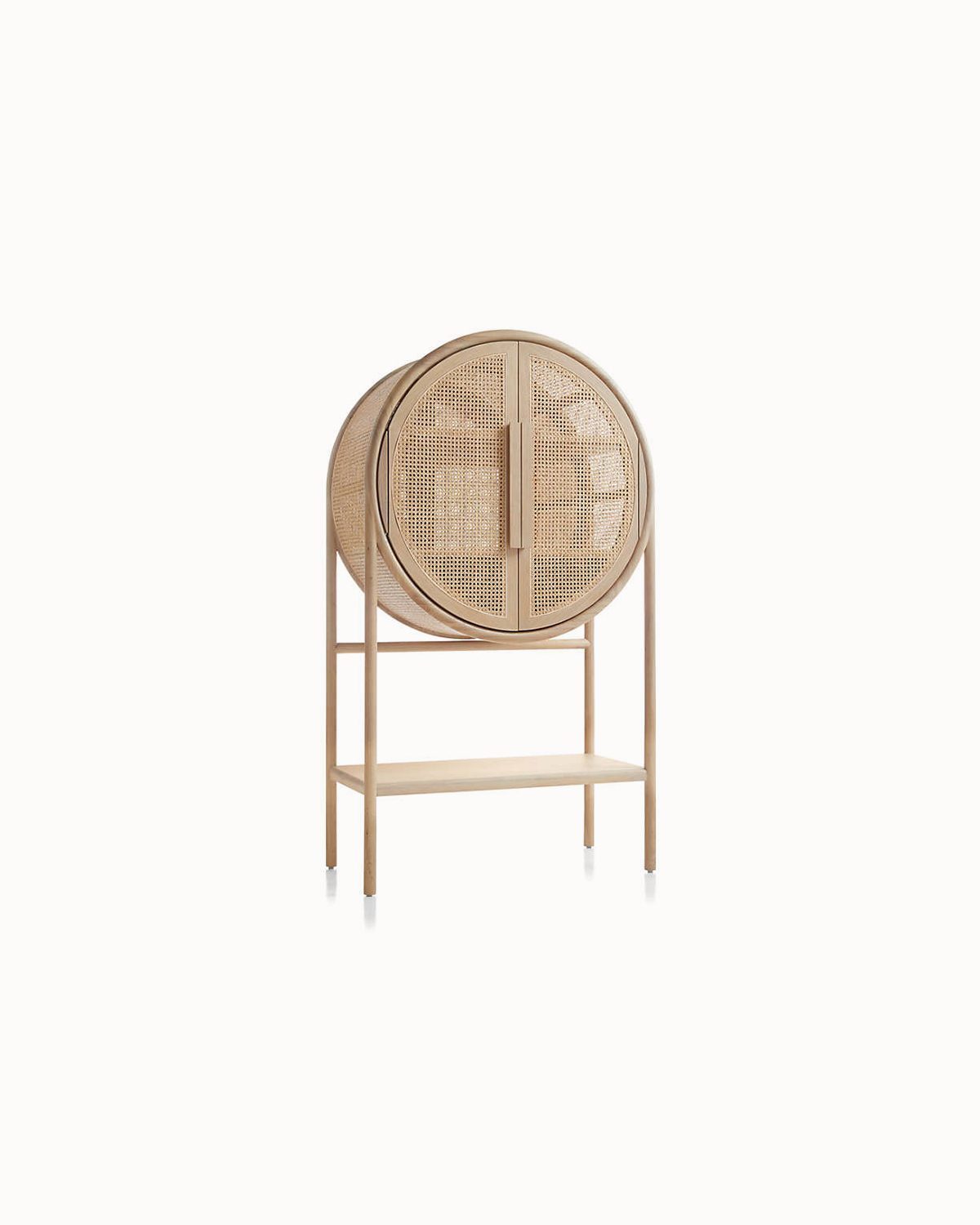 West Natural Cane Bar Cabinet - Imagen 2